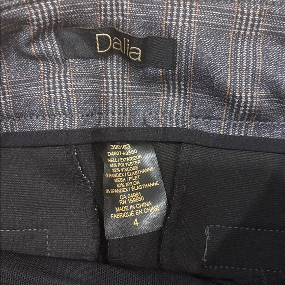 Dalia Gray Plaid Pants - Picture 2 of 9